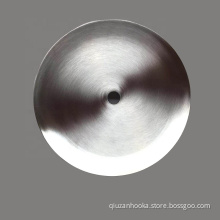 20cm thickness 0.85mm hookah shisha stainless steel plate hookah metal tray Wire drawing